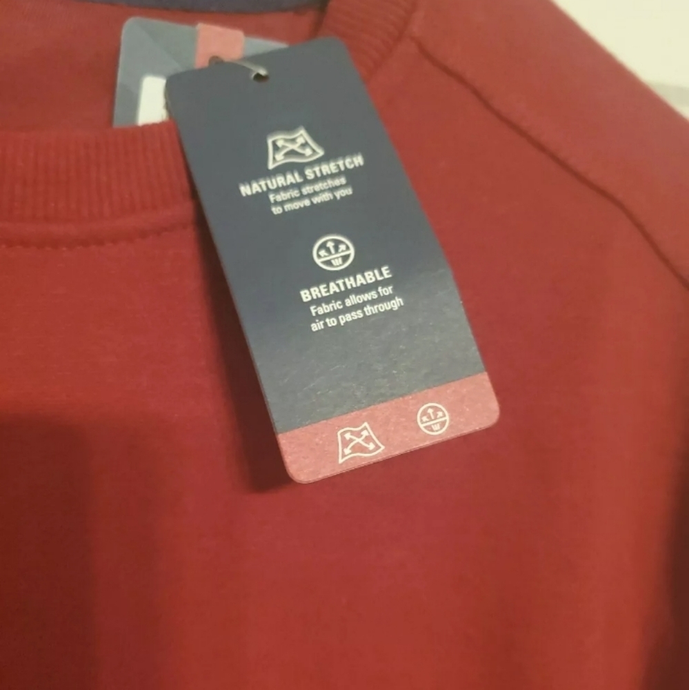 IZOD Varsity Supersoft Biking Red Sweatshirt Sweater - Picture 5 of 6